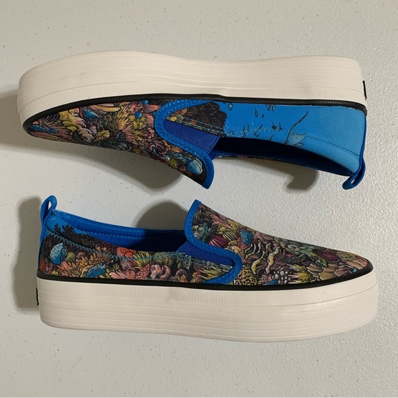 Sperry × Kerby Crest Twin Gore Utopia Platform Slip-On Sneakers-Size 6.5 NWOT - Picture 9 of 13